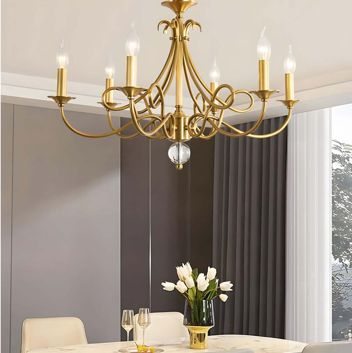Rynix Chandelier – Luxurious American Living Room Lighting
