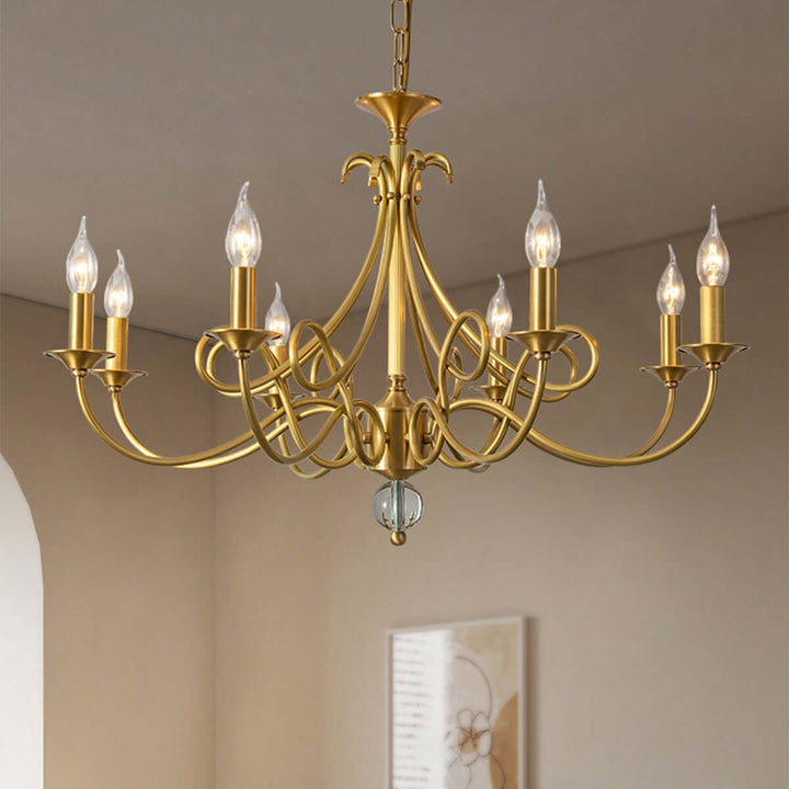 Rynix Chandelier – Luxurious American Living Room Lighting