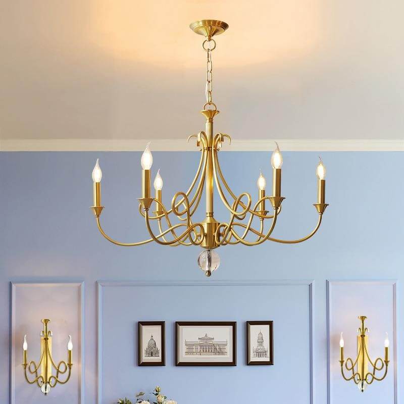 Rynix Chandelier – Luxurious American Living Room Lighting