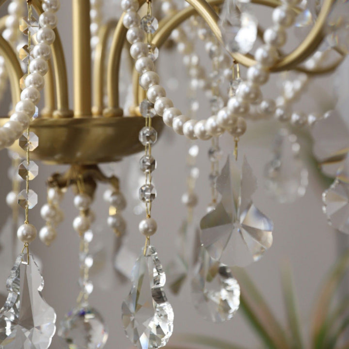 Safavie Chandelier – Crystal Brass Light for Living Room Decor | Vinlighting