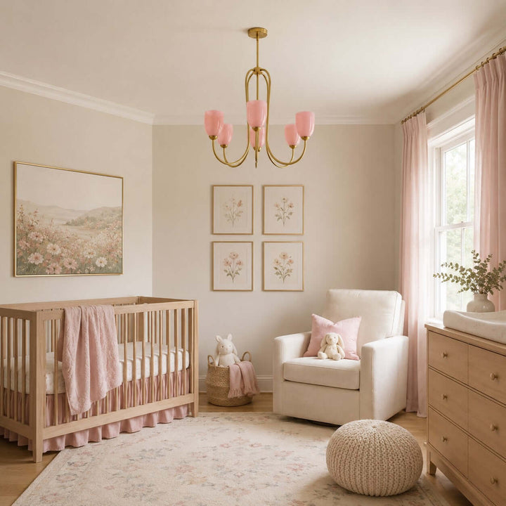 Savira Chandelier – American Glass Bedroom Chandelier Elegant Design | Vinlighting