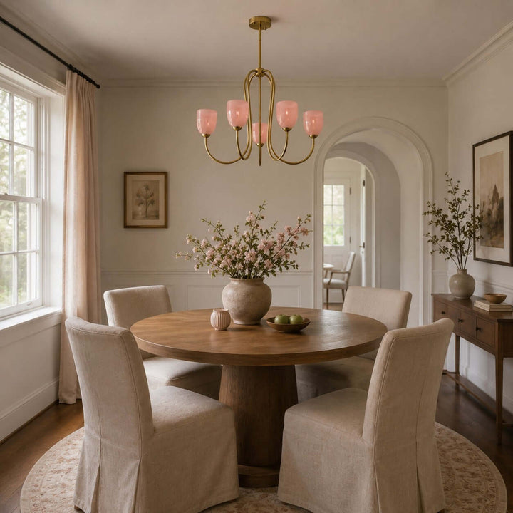Savira Chandelier – American Glass Bedroom Chandelier Elegant Design | Vinlighting
