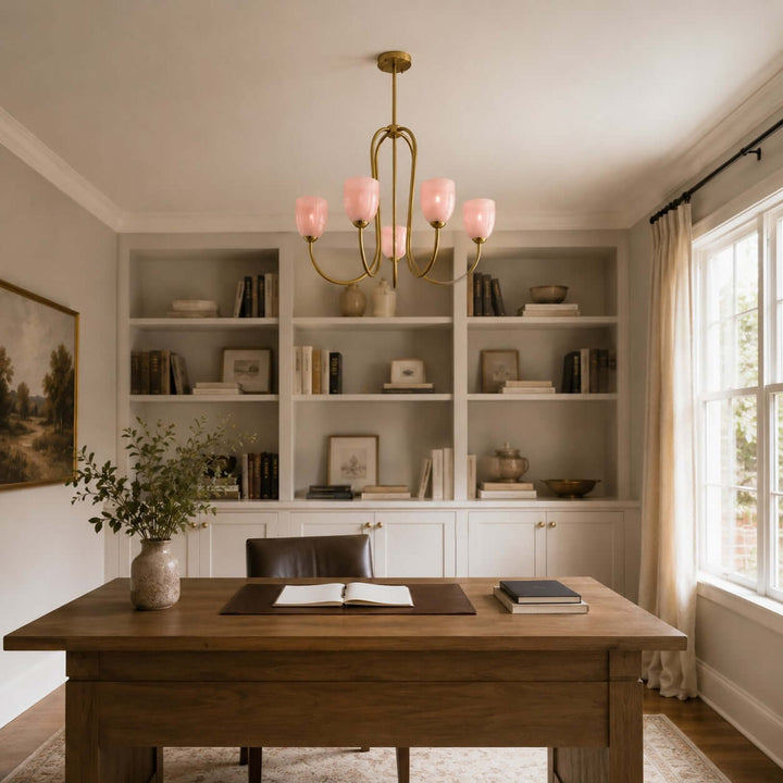 Savira Chandelier – American Glass Bedroom Chandelier Elegant Design | Vinlighting