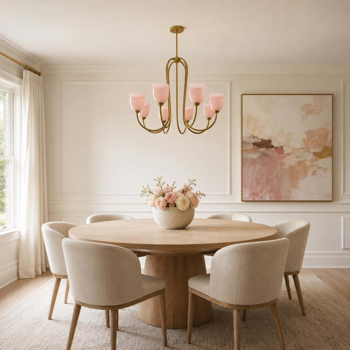 Savira Chandelier – American Glass Bedroom Chandelier Elegant Design | Vinlighting