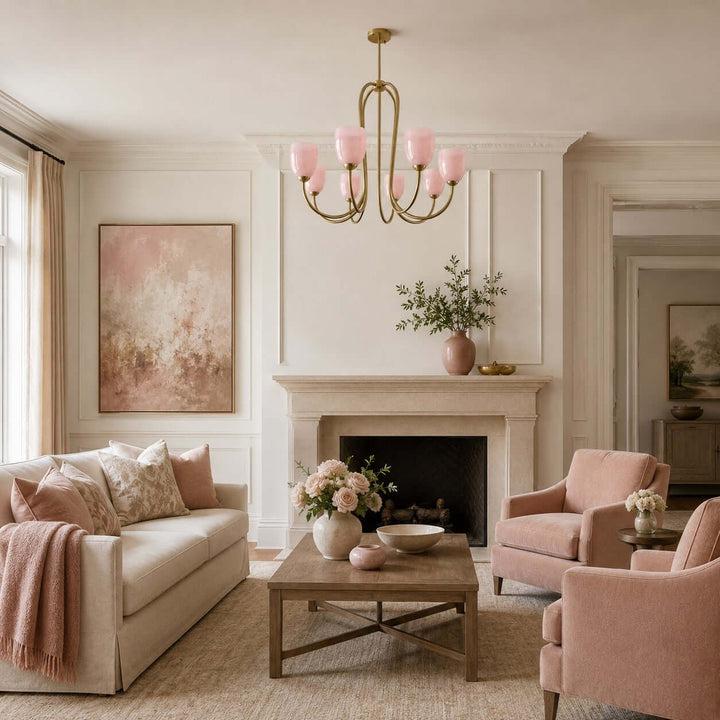 Savira Chandelier – American Glass Bedroom Chandelier Elegant Design | Vinlighting