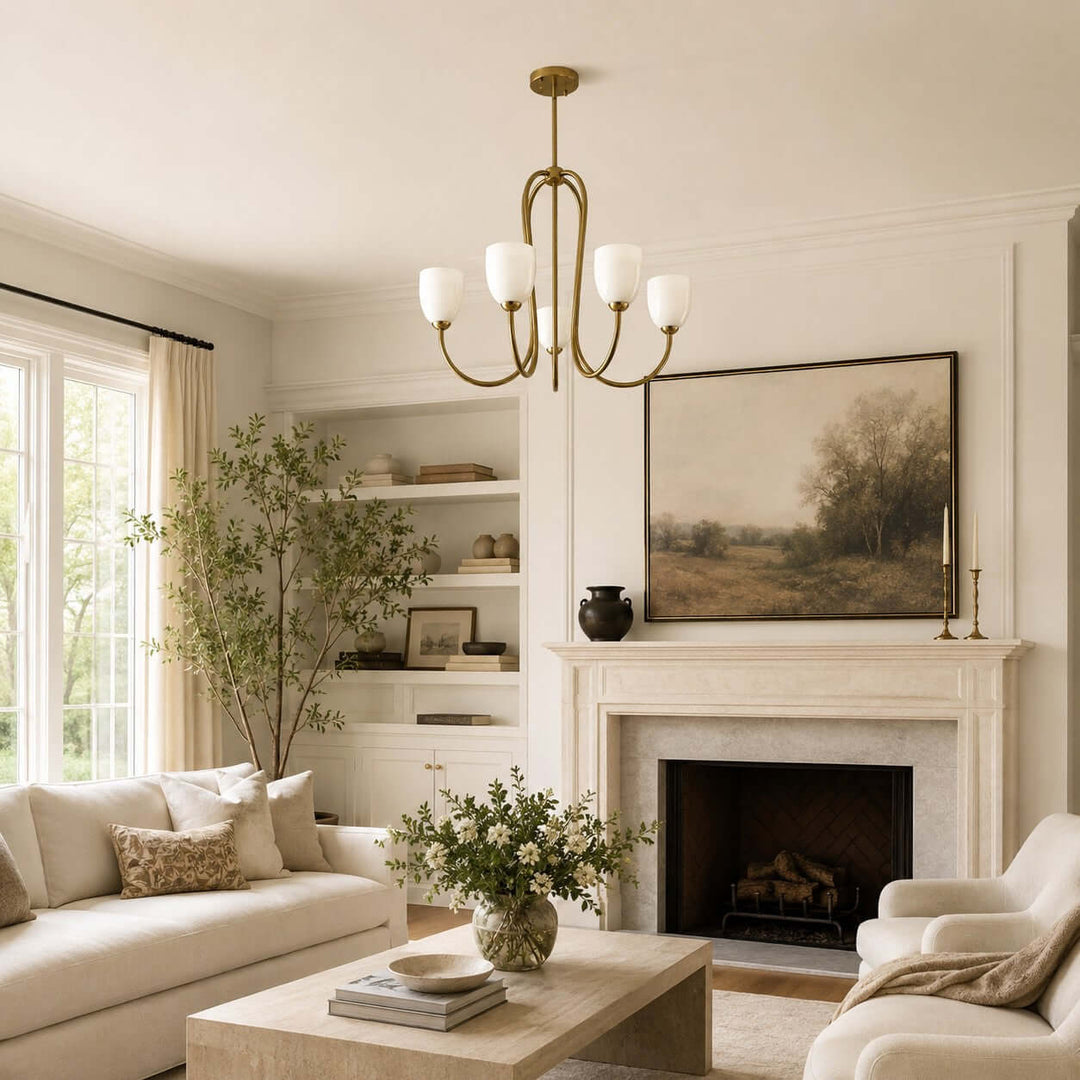 Savira Chandelier – American Glass Bedroom Chandelier Elegant Design | Vinlighting