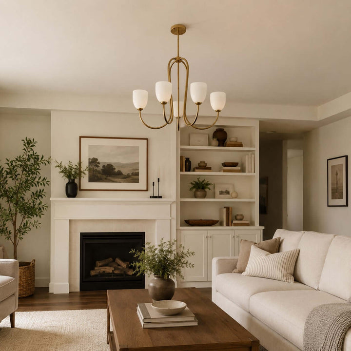 Savira Chandelier – American Glass Bedroom Chandelier Elegant Design | Vinlighting
