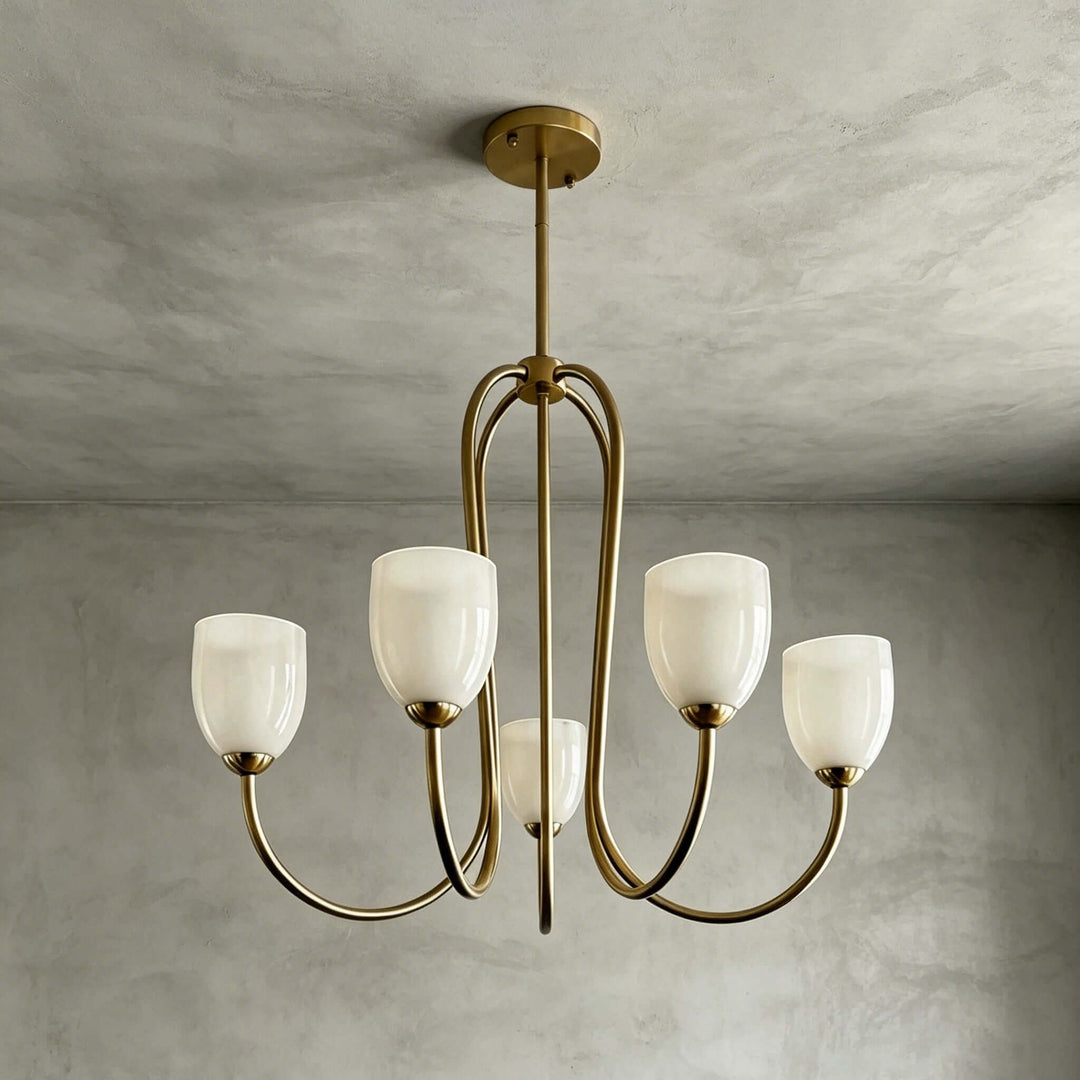Savira Chandelier – American Glass Bedroom Chandelier Elegant Design | Vinlighting