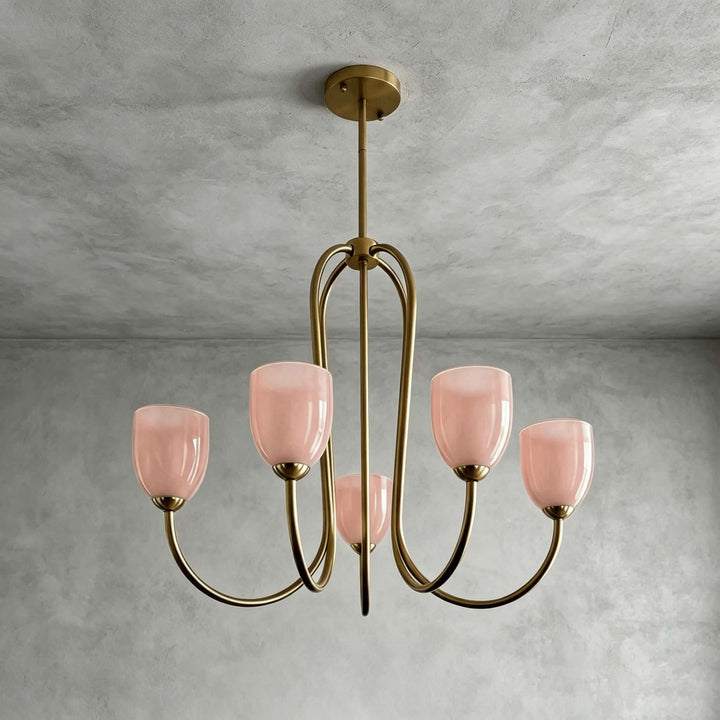 Savira Chandelier – American Glass Bedroom Chandelier Elegant Design | Vinlighting