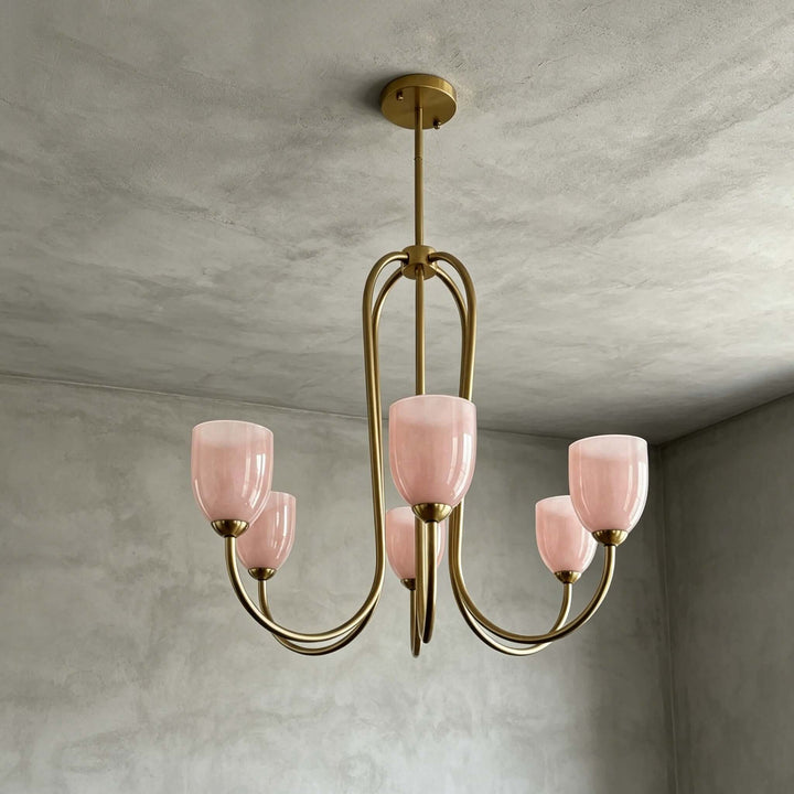 Savira Chandelier – American Glass Bedroom Chandelier Elegant Design | Vinlighting