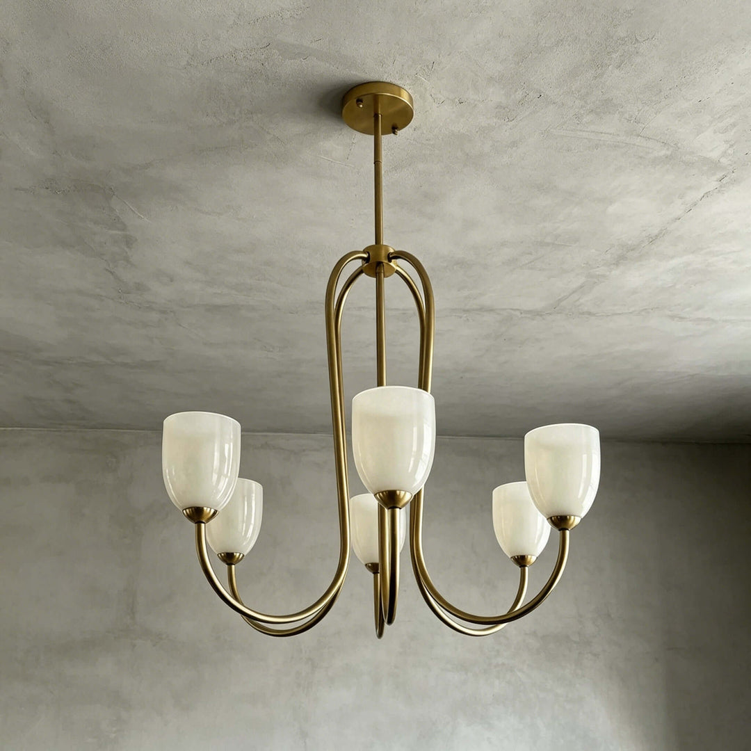Savira Chandelier – American Glass Bedroom Chandelier Elegant Design | Vinlighting