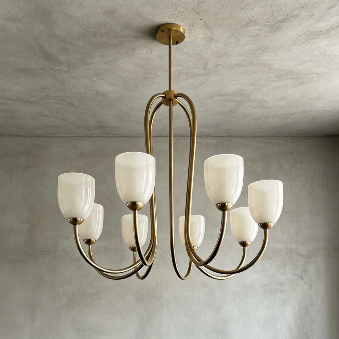 Savira Chandelier – American Glass Bedroom Chandelier Elegant Design | Vinlighting