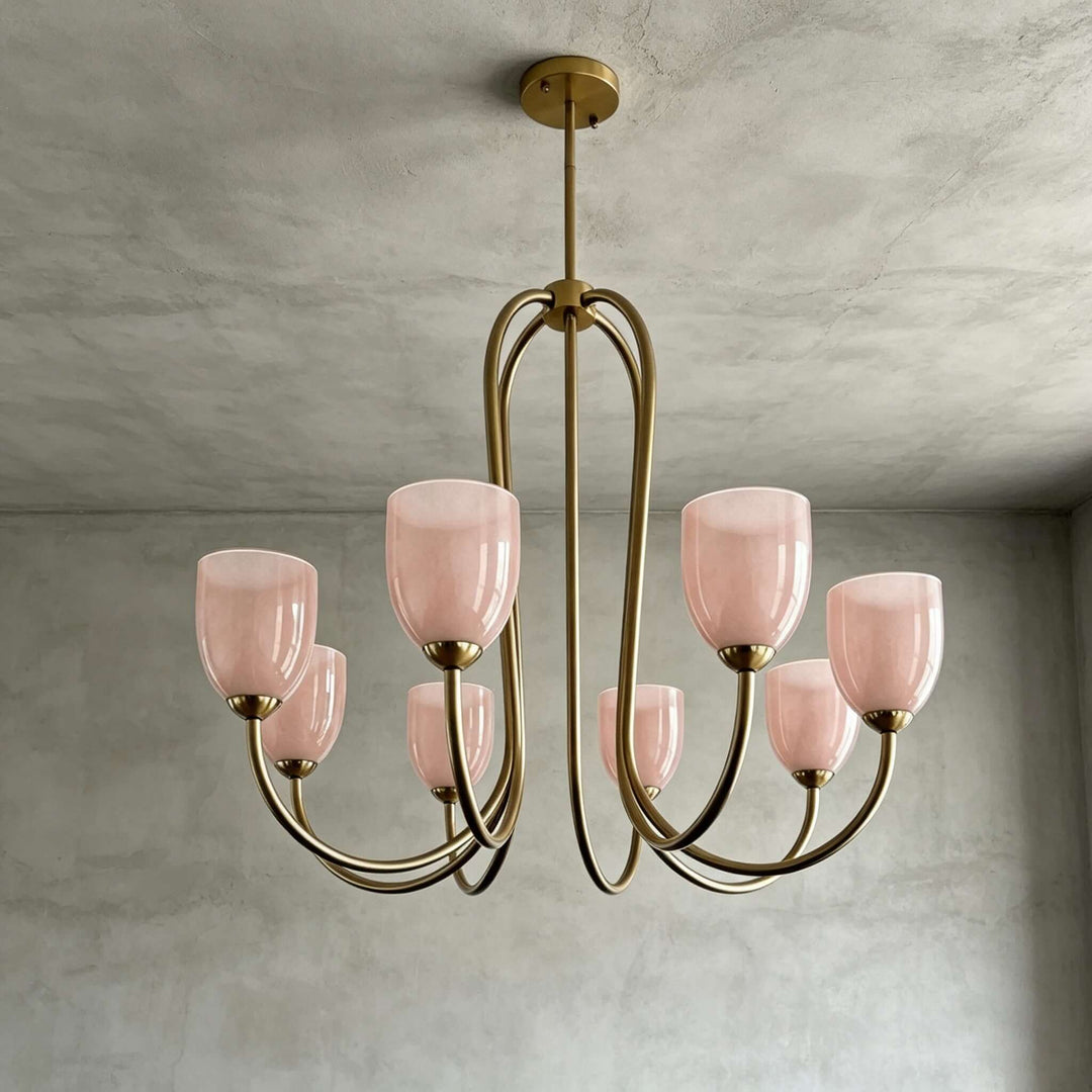 Savira Chandelier – American Glass Bedroom Chandelier Elegant Design | Vinlighting