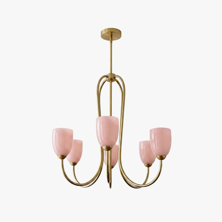 Savira Chandelier – American Glass Bedroom Chandelier Elegant Design | Vinlighting