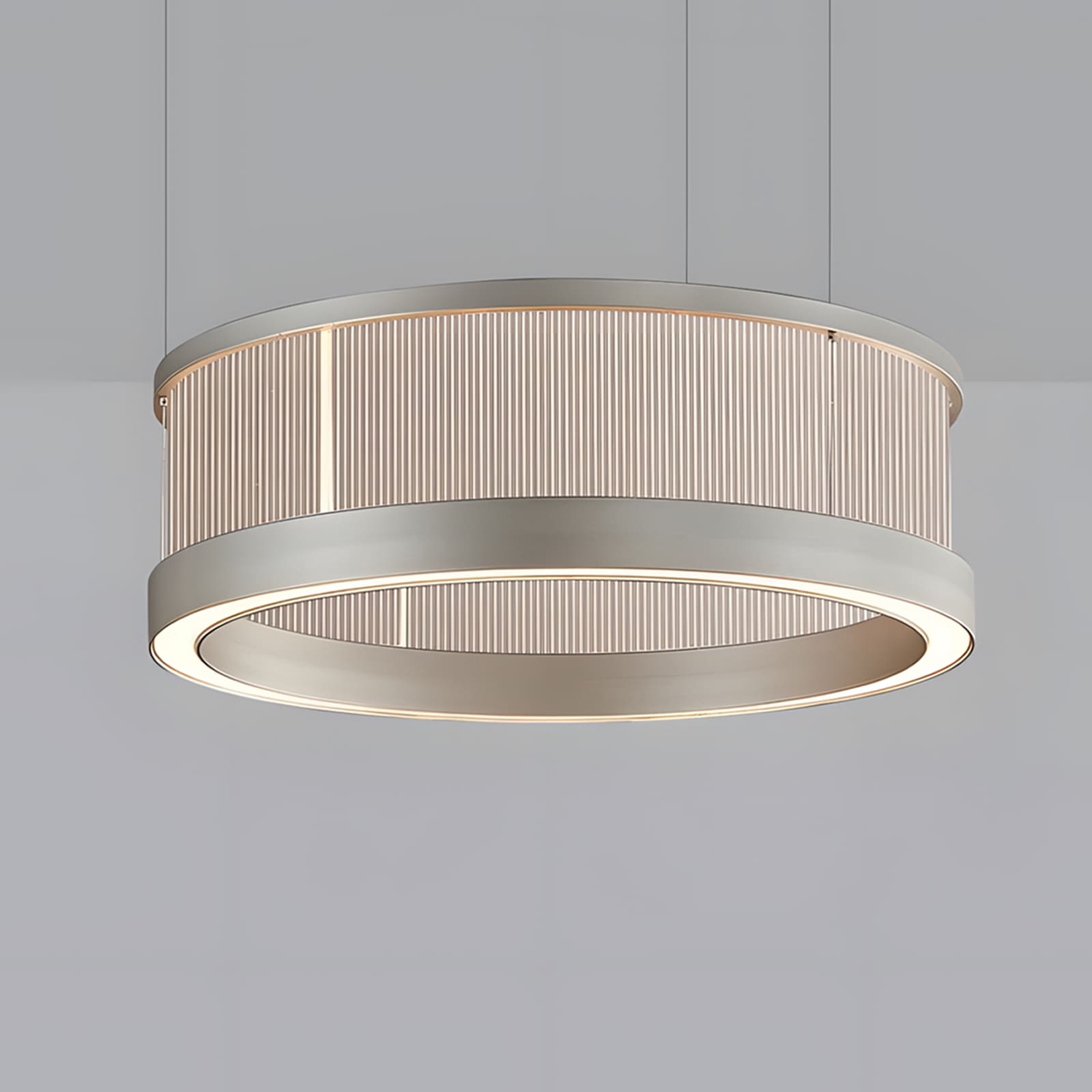 Screen Round Chandelier