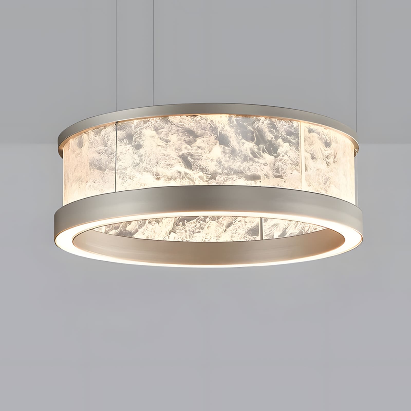 Screen Round Chandelier