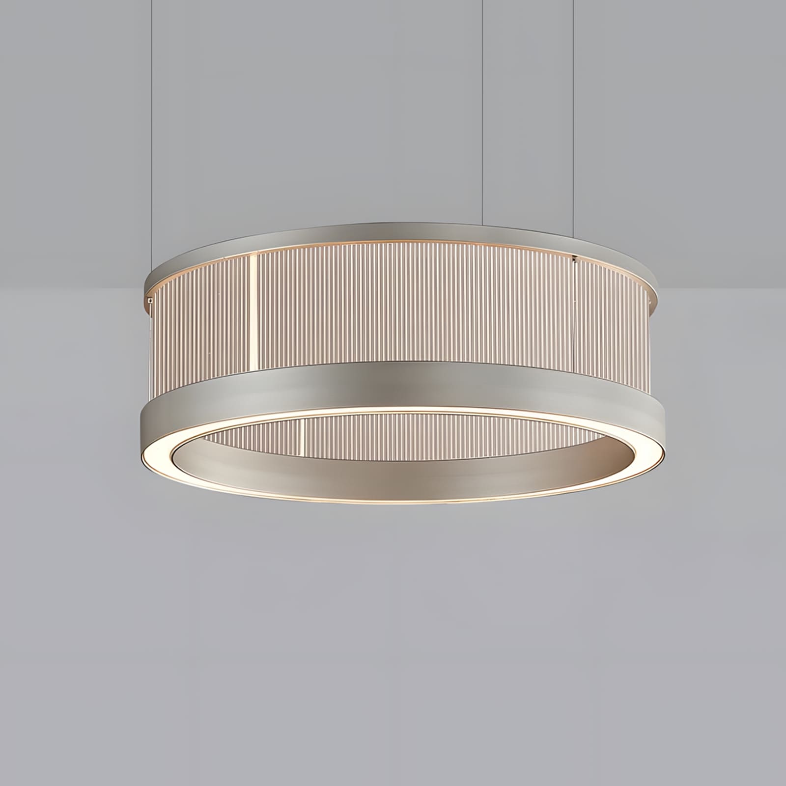 Screen Round Chandelier