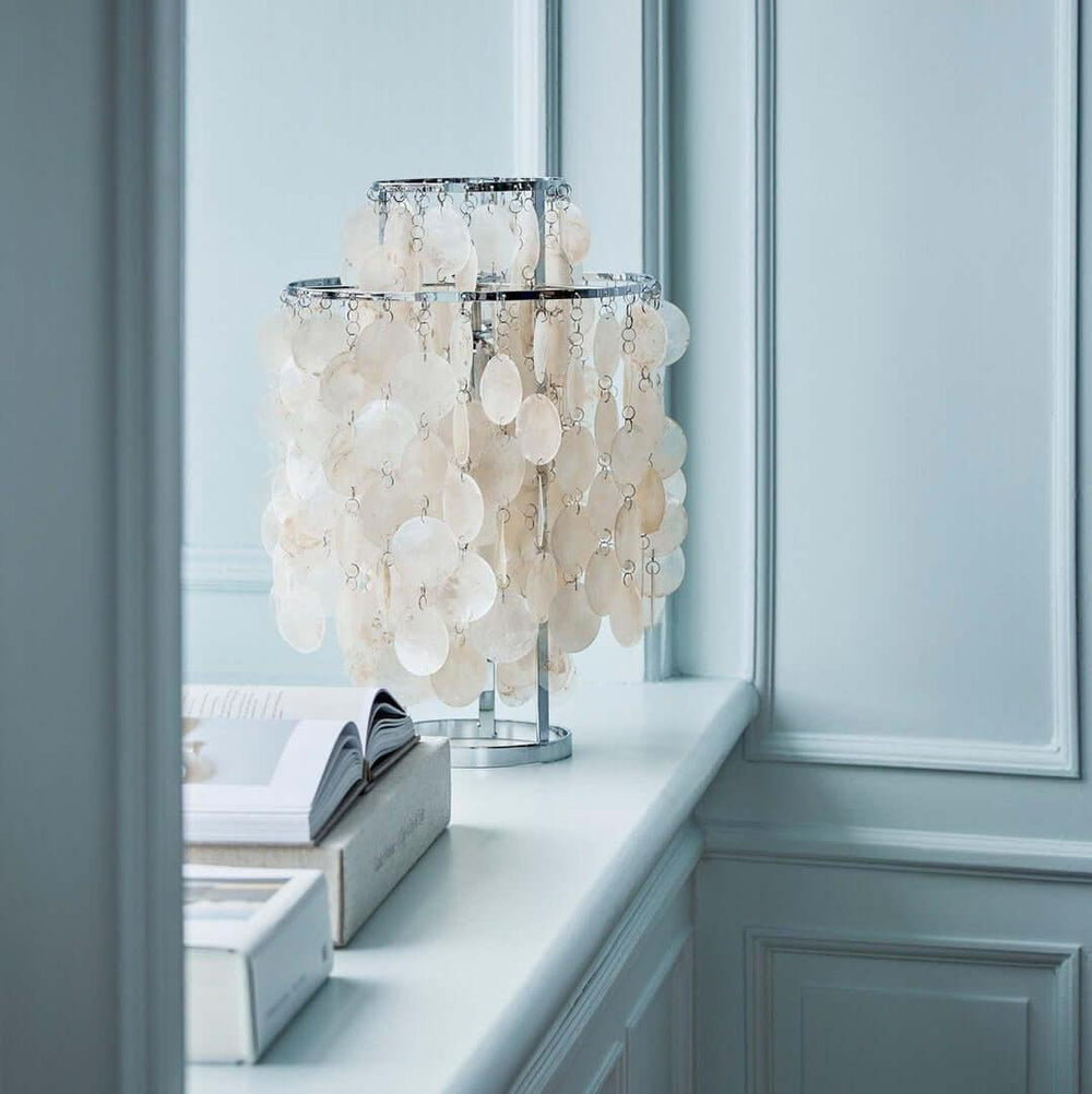 Sea Shell Fun 1TM Table Lamp | Modern Vintage Gold Designer Lamp | Vinlighting | Vinlighting