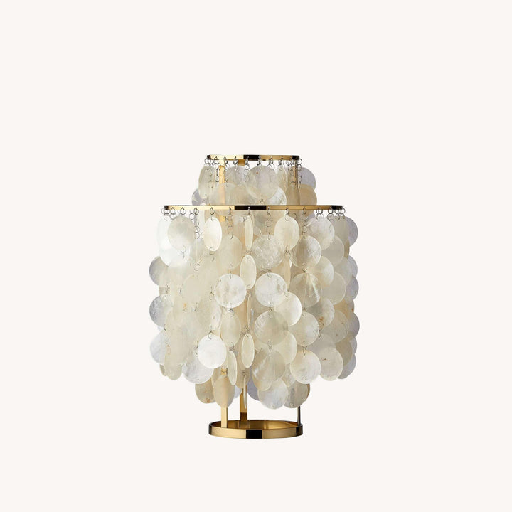 Sea Shell Fun 1TM Table Lamp | Modern Vintage Gold Designer Lamp | Vinlighting | Vinlighting