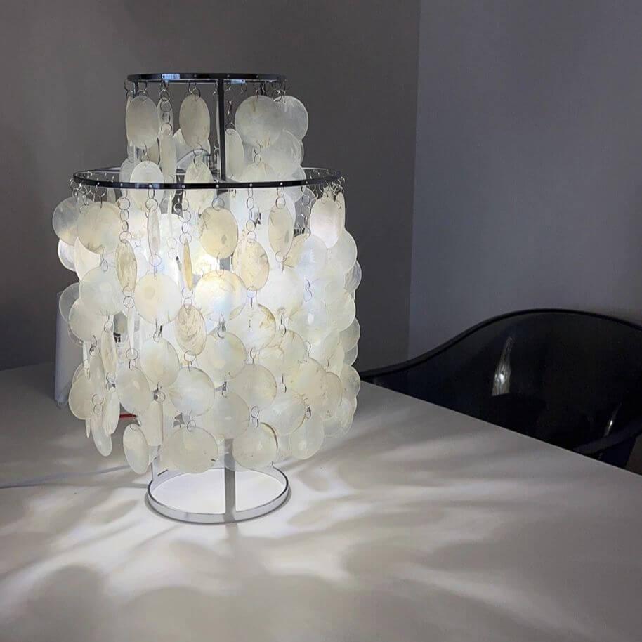 Sea Shell Fun 1TM Table Lamp | Modern Vintage Gold Designer Lamp | Vinlighting | Vinlighting