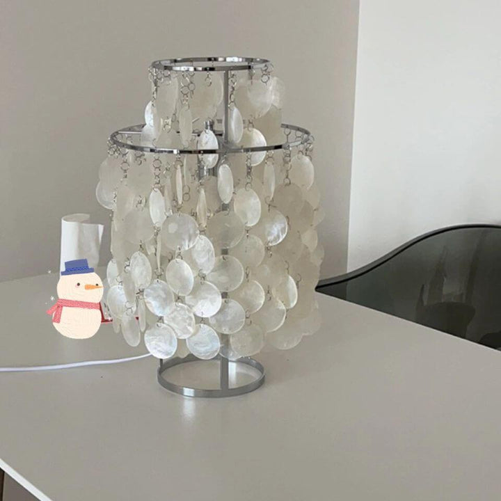 Sea Shell Fun 1TM Table Lamp | Modern Vintage Gold Designer Lamp | Vinlighting | Vinlighting