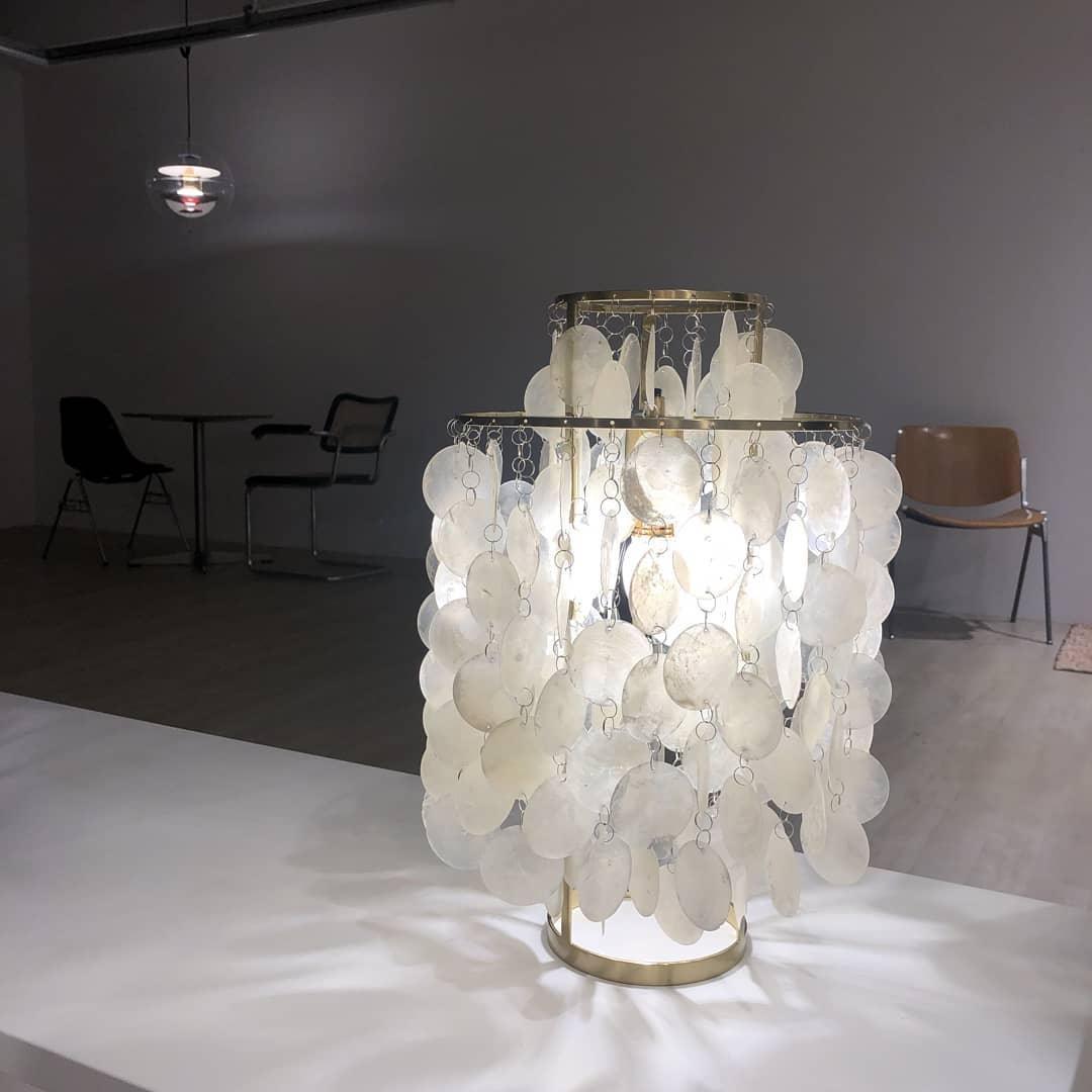 Sea Shell Fun 1TM Table Lamp | Modern Vintage Gold Designer Lamp | Vinlighting | Vinlighting