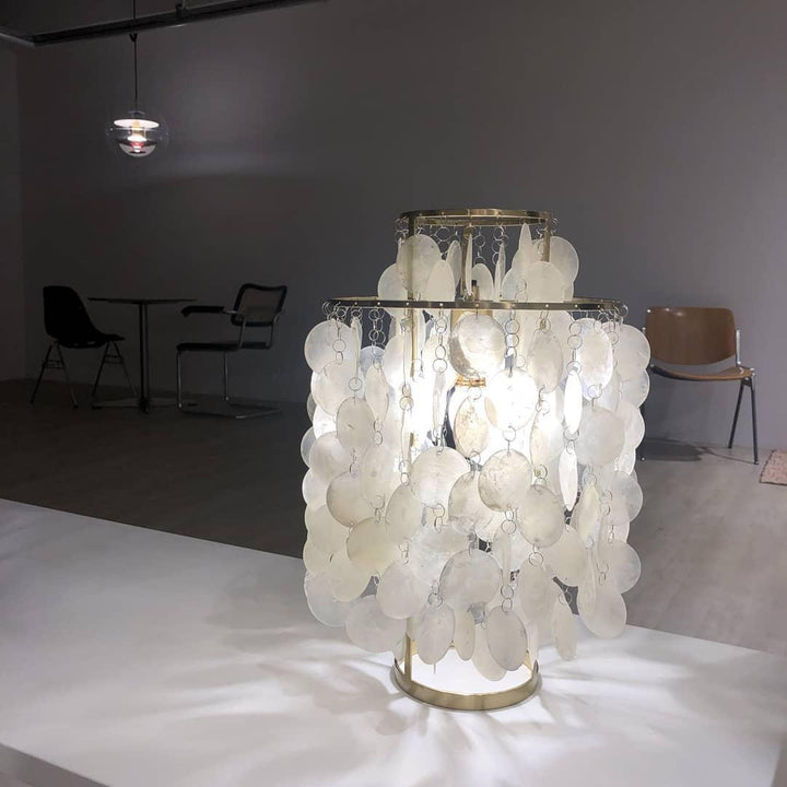 Sea Shell Fun 1TM Table Lamp | Modern Vintage Gold Designer Lamp | Vinlighting | Vinlighting