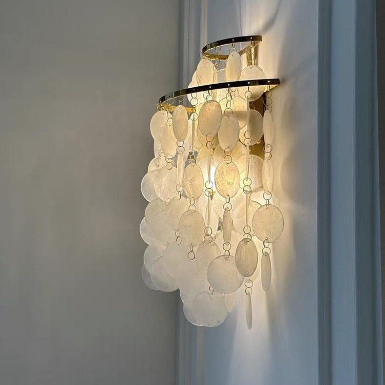 Sea Shell Fun 1WM Wall Lamp | Vintage Shell Bathroom Light | Vinlighting | Vinlighting