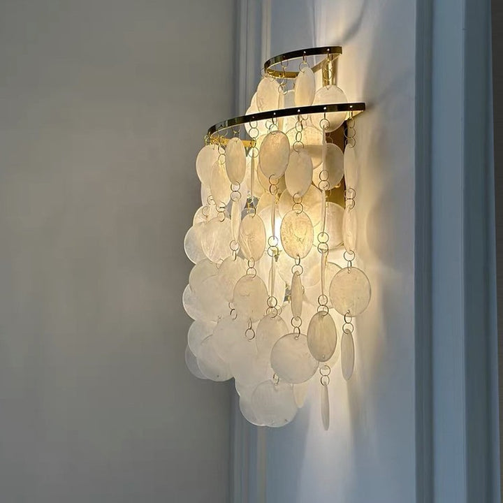 Sea Shell Fun 1WM Wall Lamp | Vintage Shell Bathroom Light | Vinlighting | Vinlighting