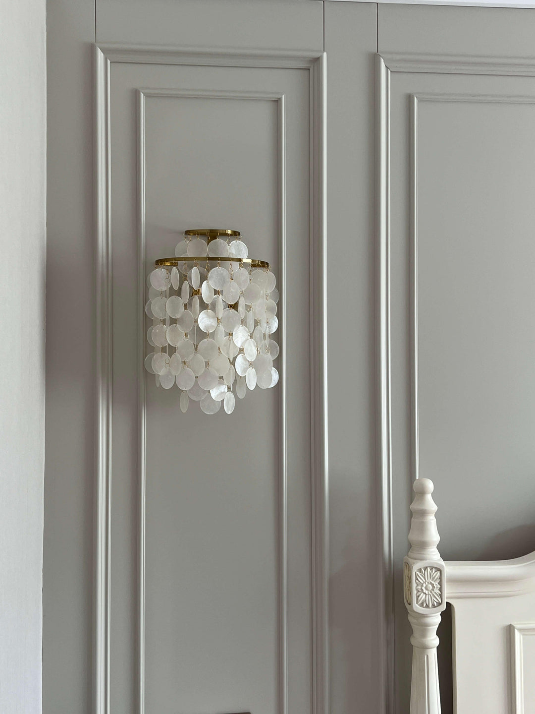 Sea Shell Fun 1WM Wall Lamp | Vintage Shell Bathroom Light | Vinlighting | Vinlighting