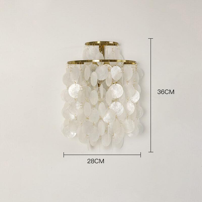Sea Shell Fun 1WM Wall Lamp | Vintage Shell Bathroom Light | Vinlighting | Vinlighting