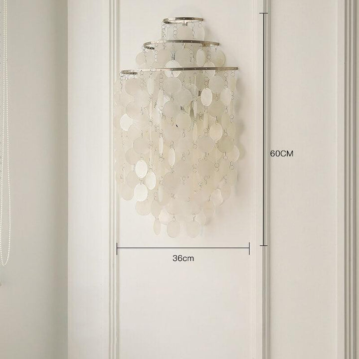 Sea Shell Fun 1WM Wall Lamp | Vintage Shell Bathroom Light | Vinlighting | Vinlighting