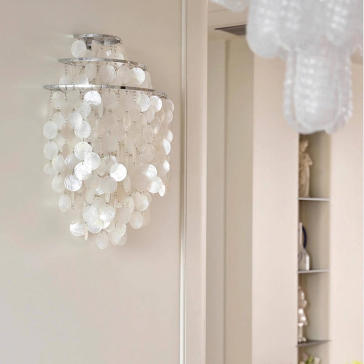 Sea Shell Fun 1WM Wall Lamp | Vintage Shell Bathroom Light | Vinlighting | Vinlighting