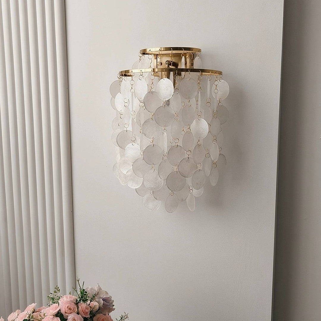 Sea Shell Fun 1WM Wall Lamp | Vintage Shell Bathroom Light | Vinlighting | Vinlighting