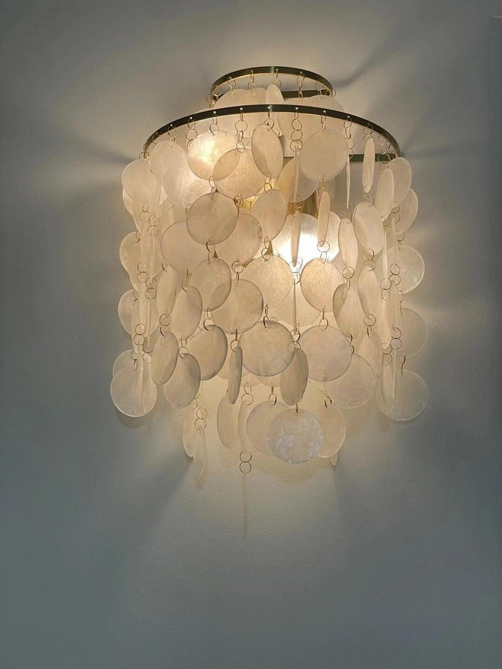 Sea Shell Fun 1WM Wall Lamp | Vintage Shell Bathroom Light | Vinlighting | Vinlighting