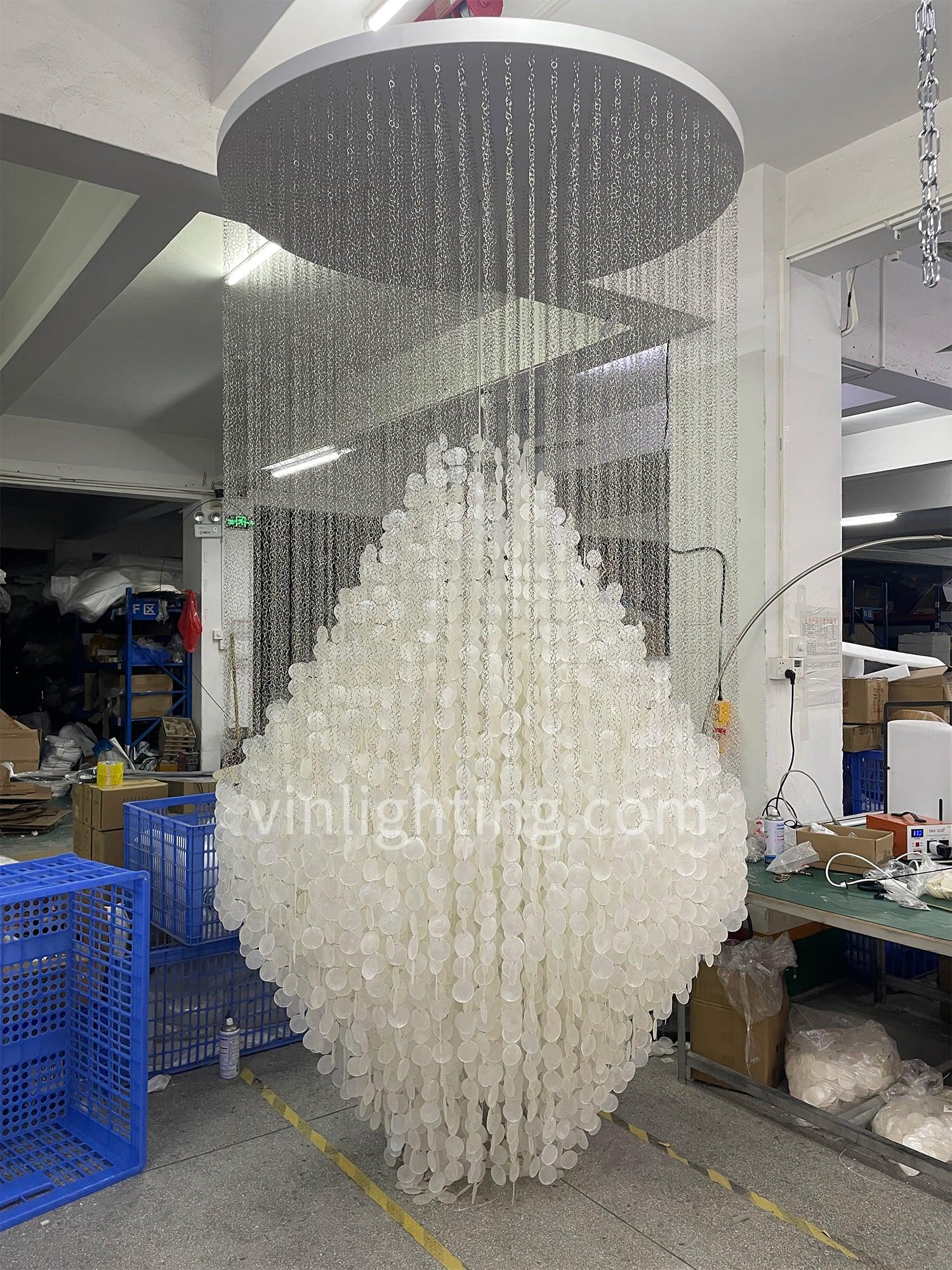 Sea-shell FUN Chandelier - Vinlighting