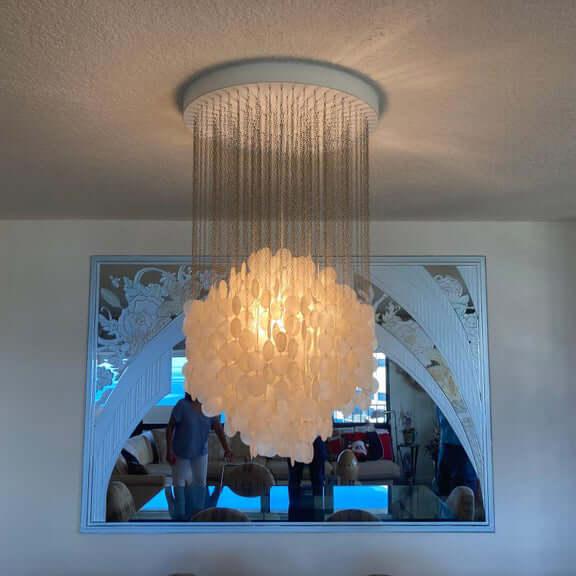 Sea-shell FUN Chandelier - Vinlighting