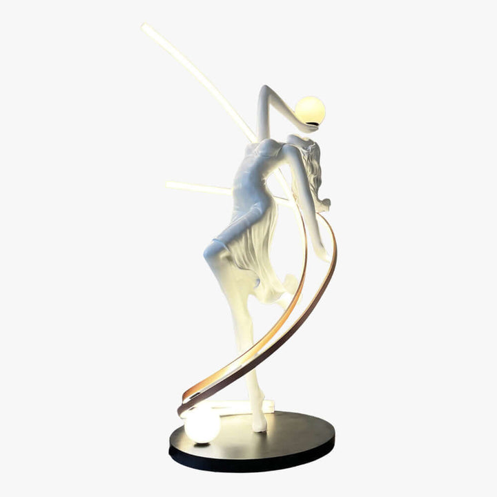 Seralya Sculpture Floor Lamp – Art Deco Sculpture Lighting
