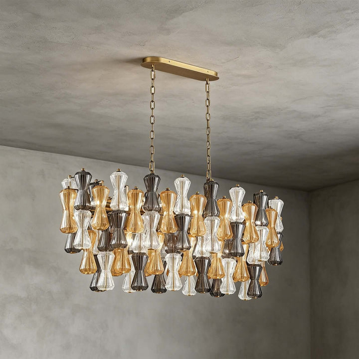 Seravia Chandelier - Murano Glass Chandelier for Kitchen Island
