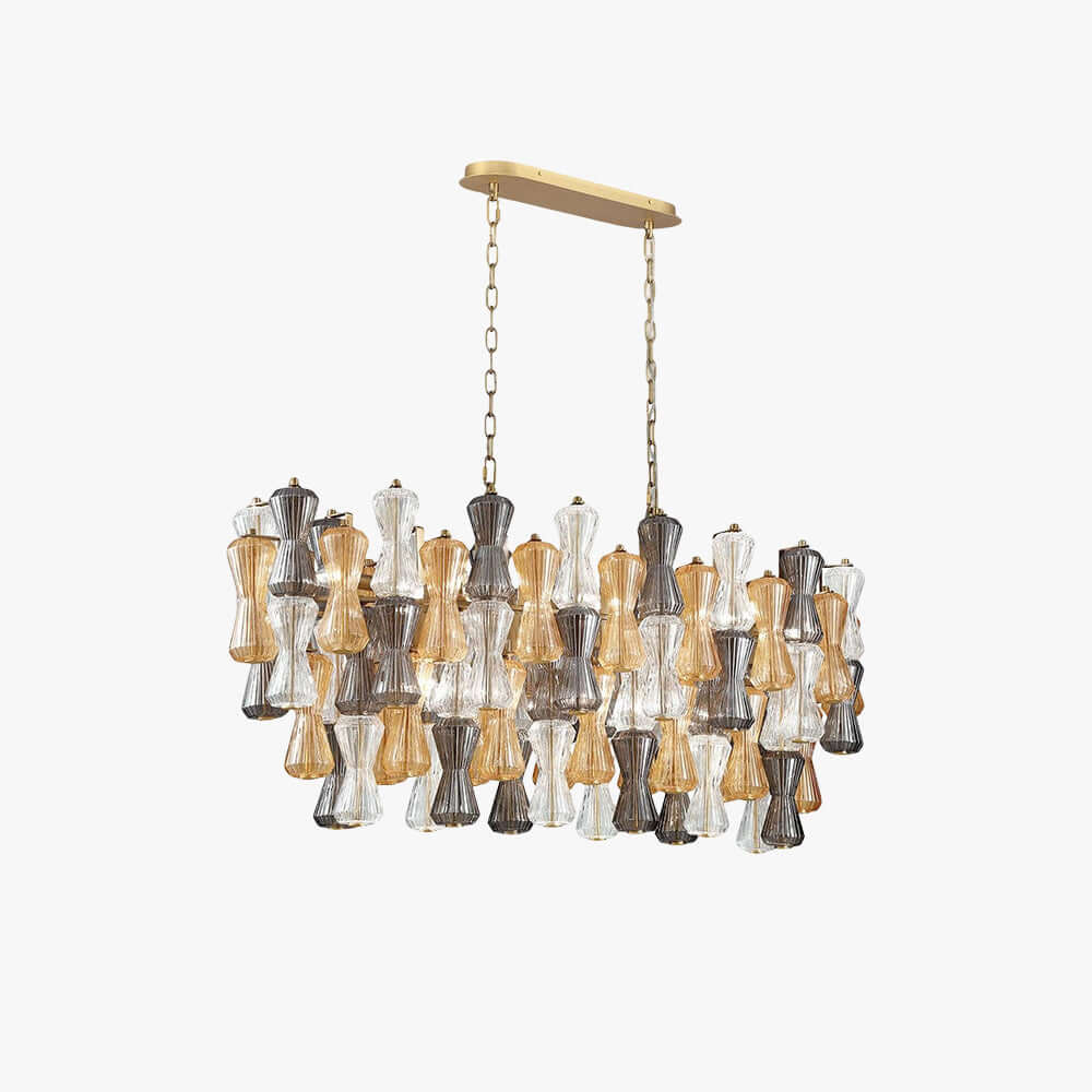 Seravia Chandelier - Murano Glass Chandelier for Kitchen Island