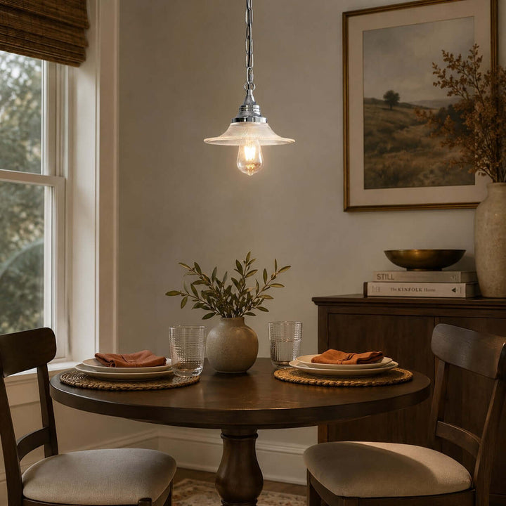 Serelle French Glass Pendant Light for Kitchen Island Decor Style | Vinlighting