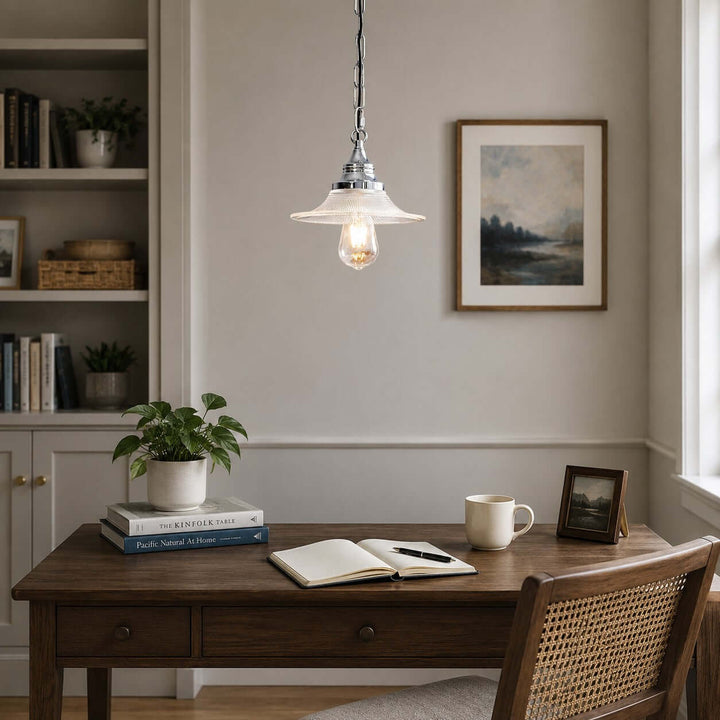 Serelle French Glass Pendant Light for Kitchen Island Decor Style | Vinlighting
