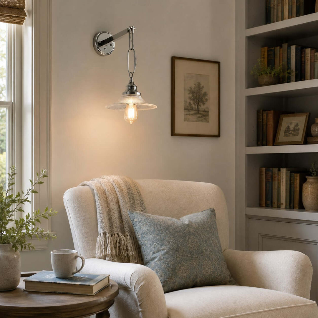 Serelle Vintage Wall Light for Hallway and Bedside Decor Style | Vinlighting