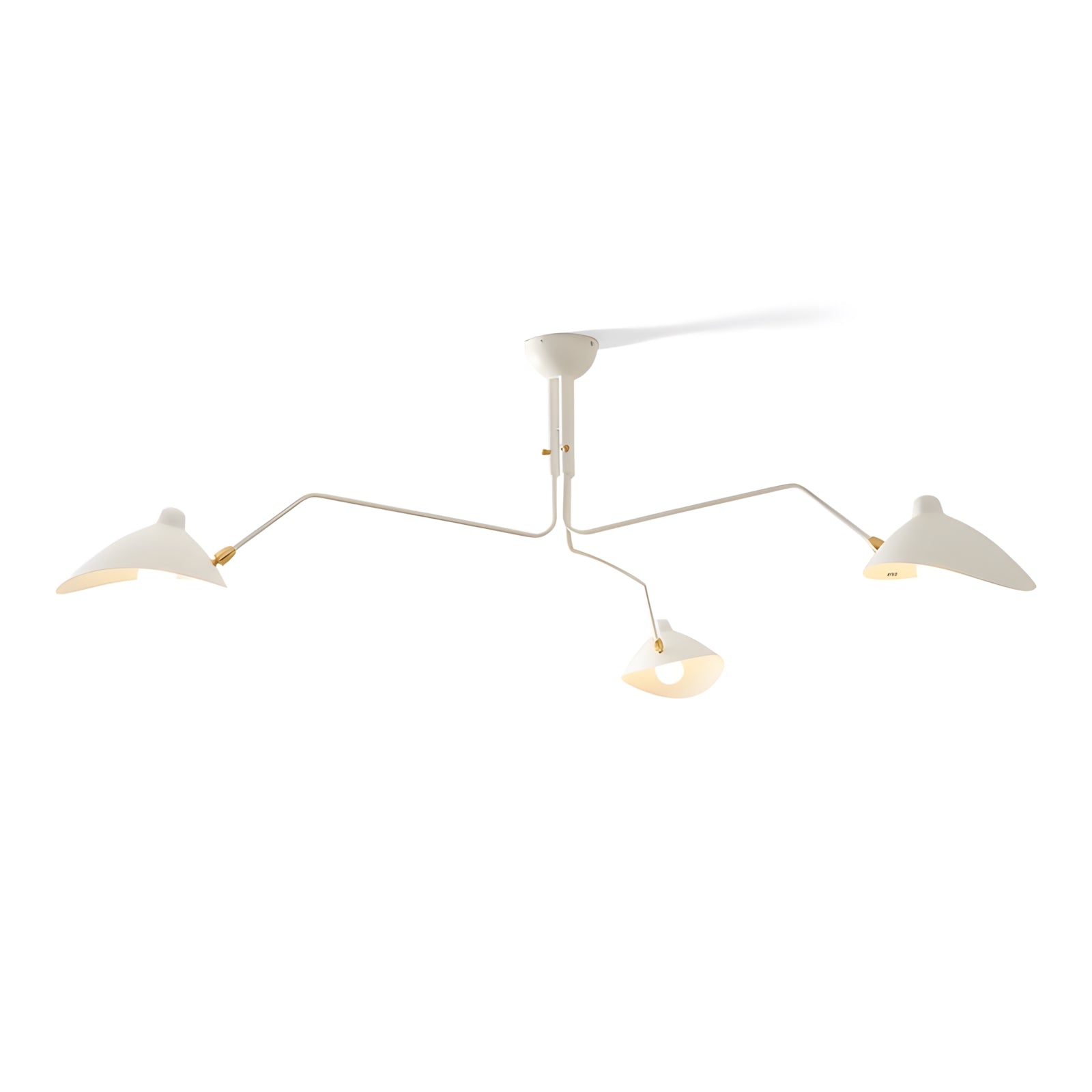Serge Mouille Ceiling Light – Mid Century Semi-Flush Mount