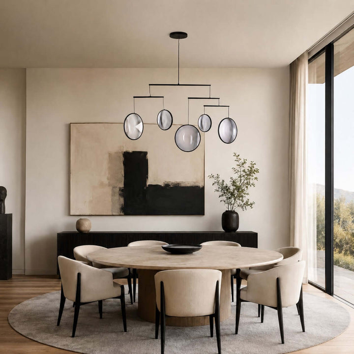 Silvane Chandelier- Modern Minimalist Geometric Lighting Lamp | Vinlighting