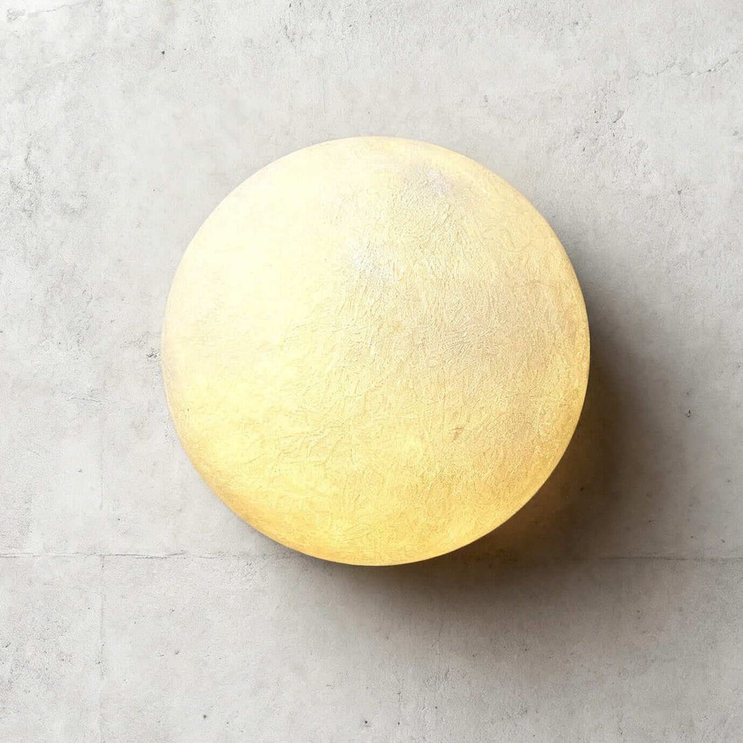 Simulated Moon Floor Lamp – Round Decorative Corner Light