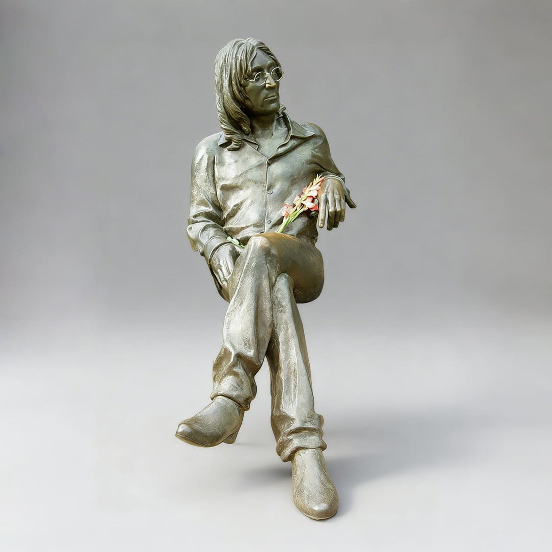 Sitting Man Decorative Art Sculpture – Park Art Decoration