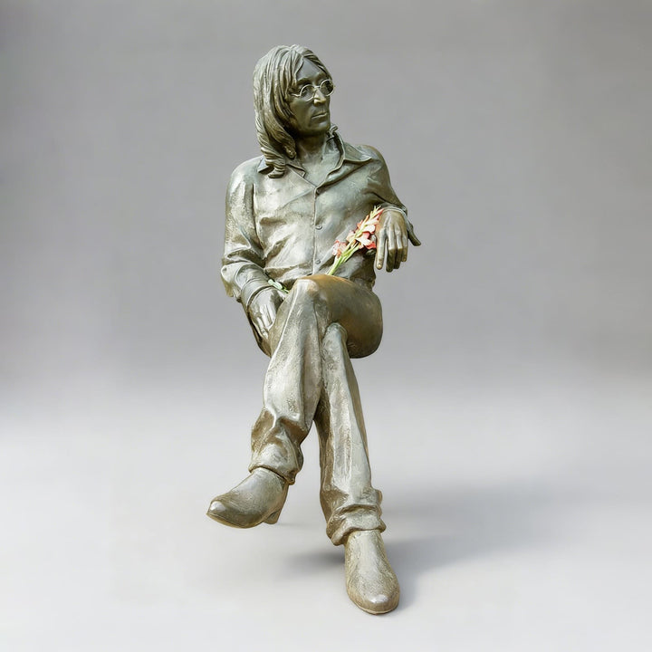 Sitting Man Decorative Art Sculpture – Park Art Decoration