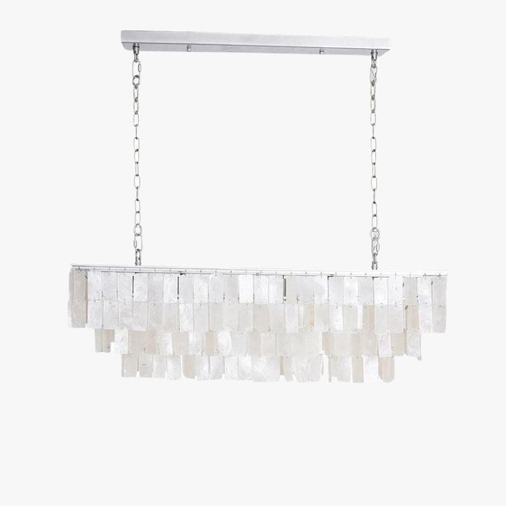 Skye Shell Linear Chandelier | Mother-of-Pearl Elegance & Charm | Vinlighting | Vinlighting