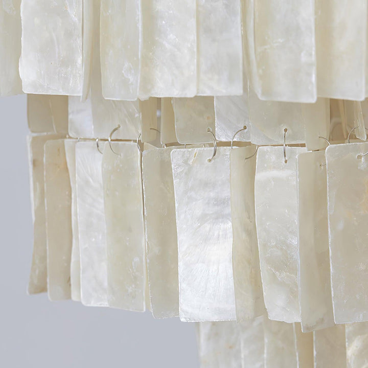 Skye Shell Linear Chandelier | Mother-of-Pearl Elegance & Charm | Vinlighting | Vinlighting